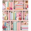 Dutch Illusion - M890-03 - Boekenplank Roze/Multi Dutch Illusion - M890-03 - Boekenplank Roze/Multi