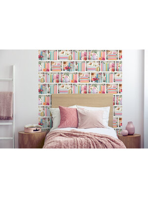 Dutch Illusion - M890-10 - Boekenplank Wit/Multi