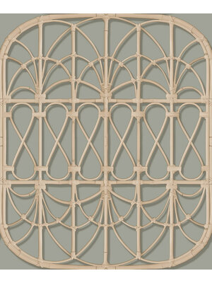 Dutch Illusion - M893-09 - Trellis Groen/Beige