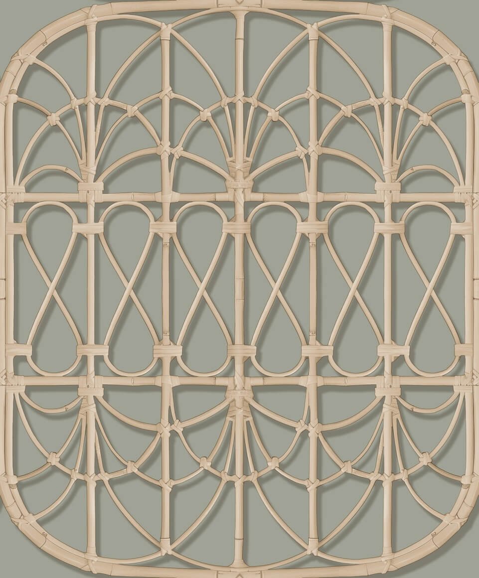 Dutch Illusion - M893-09 - Trellis Groen/Beige