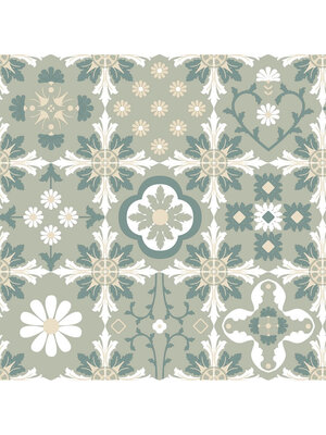 Dutch Illusion - M894-04 - Tegels Groen