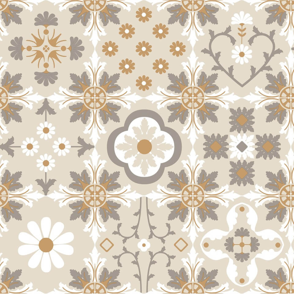 Dutch Illusion - M894-07 - Tegels Beige
