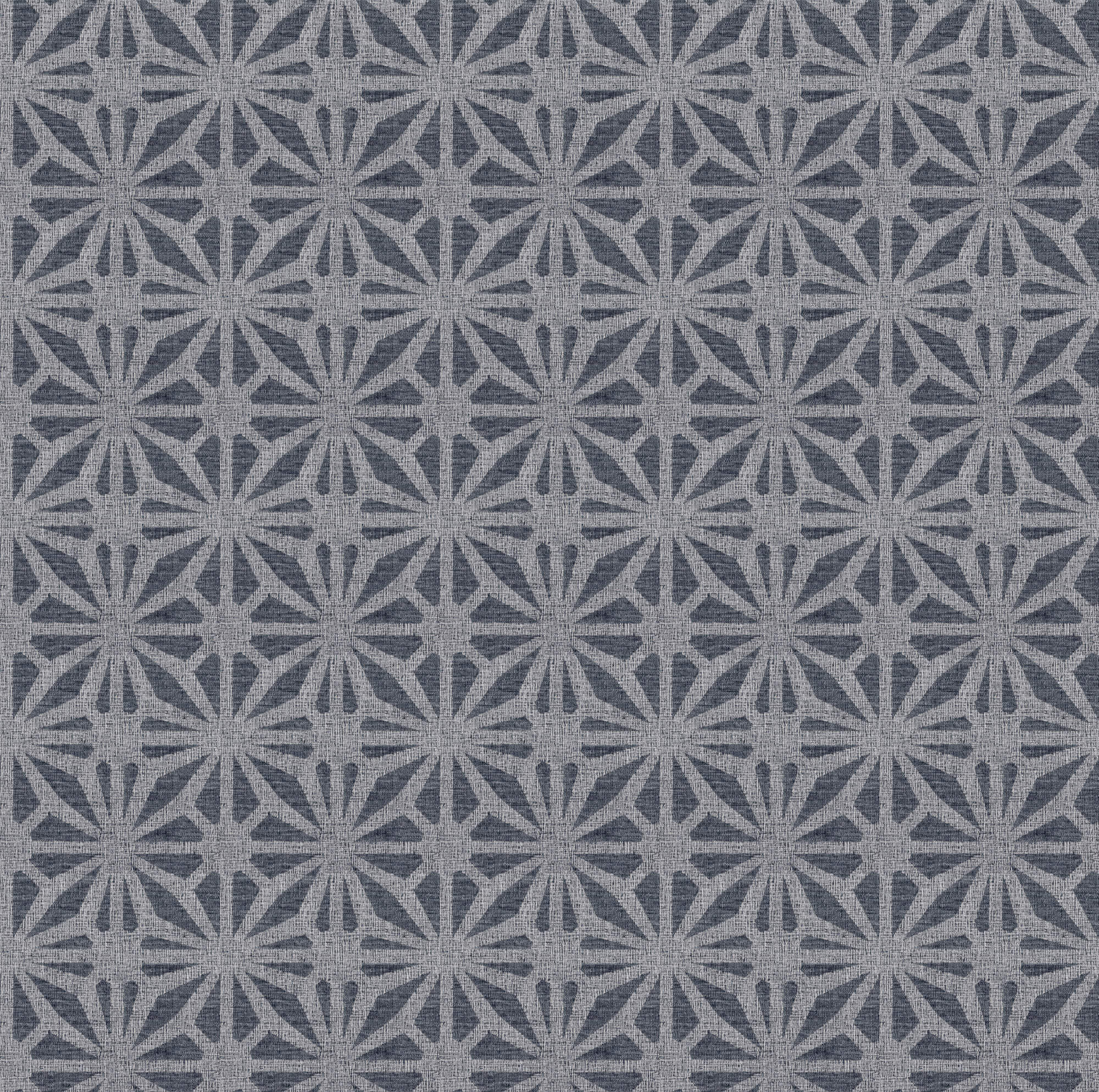 Dutch First Class Hotel Luxe - 100113AH - Moorish Mosaic Navy/Silver