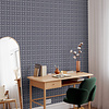 Dutch First Class Hotel Luxe - 100113AH - Moorish Mosaic Navy/Silver