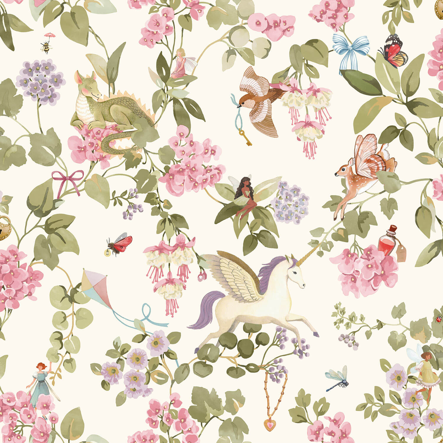 Holden Adventure Awaits - 14020 - Away with the Fairies Cream/Multi