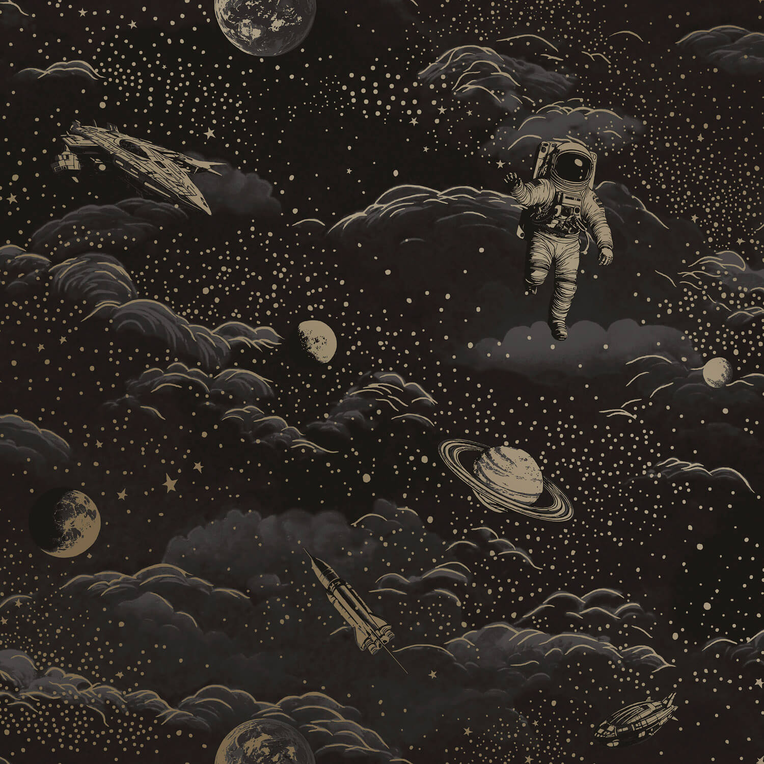 Holden Adventure Awaits - 14050 - Lost In Space Black/Gold