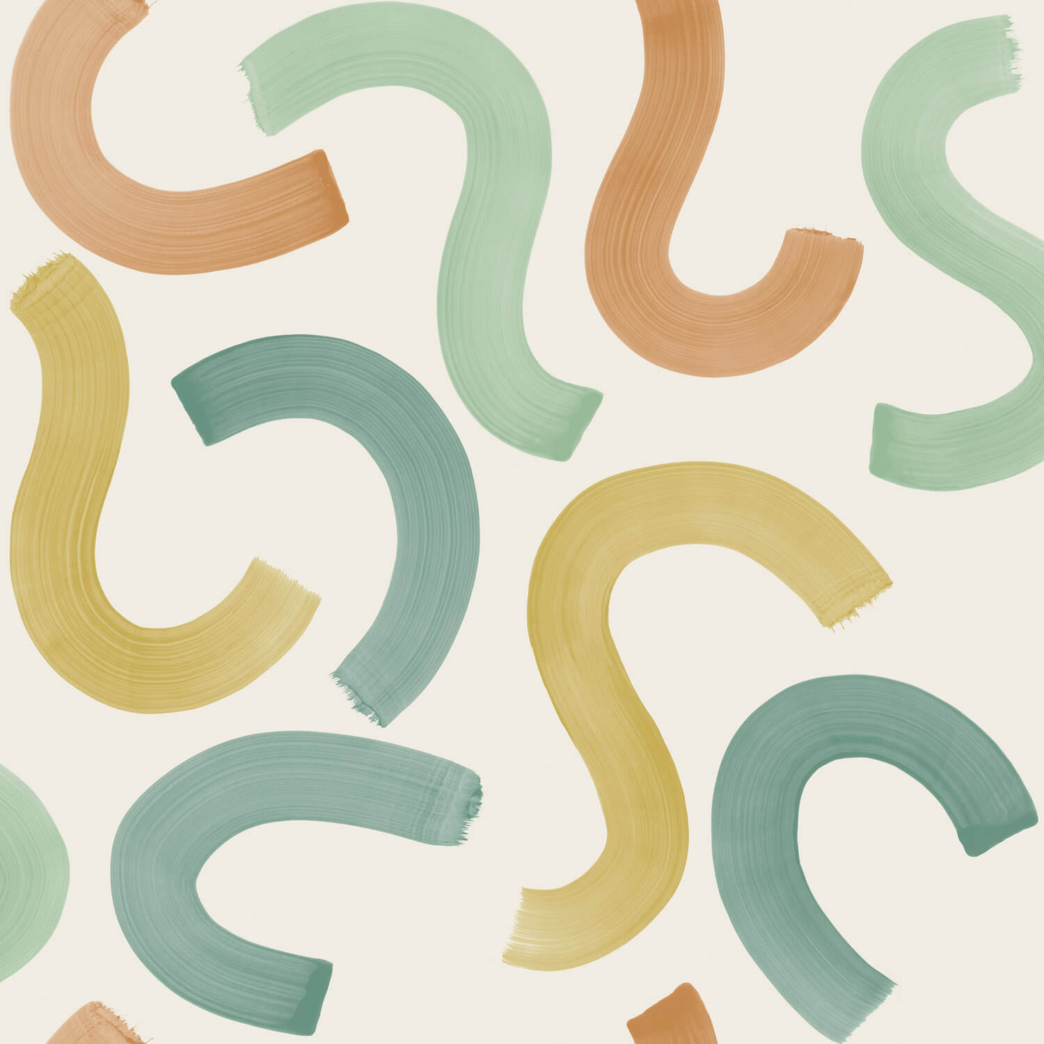 Holden Adventure Awaits - 14111 - Curly Confetti Teal/Ochre/Orange
