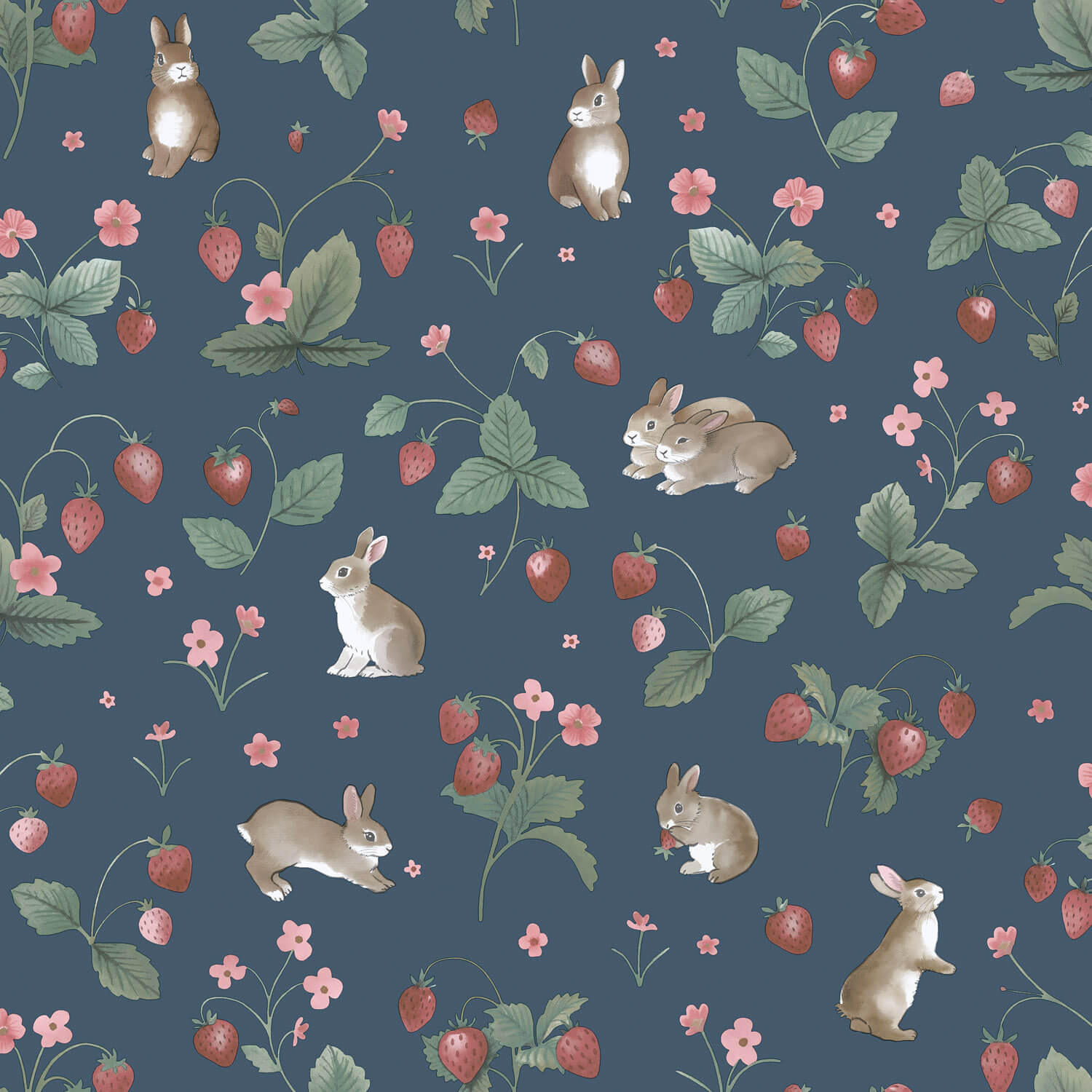 Holden Adventure Awaits - 14142 - Bunnies & Berries Navy