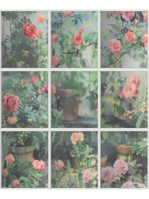 Dutch Illusion - M899-04 - Rozen/Ruit Groen/Roze