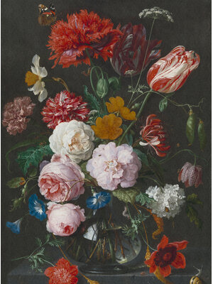 Dutch Painted Memories 1 - 8018 - Flowers in a Glass Vase