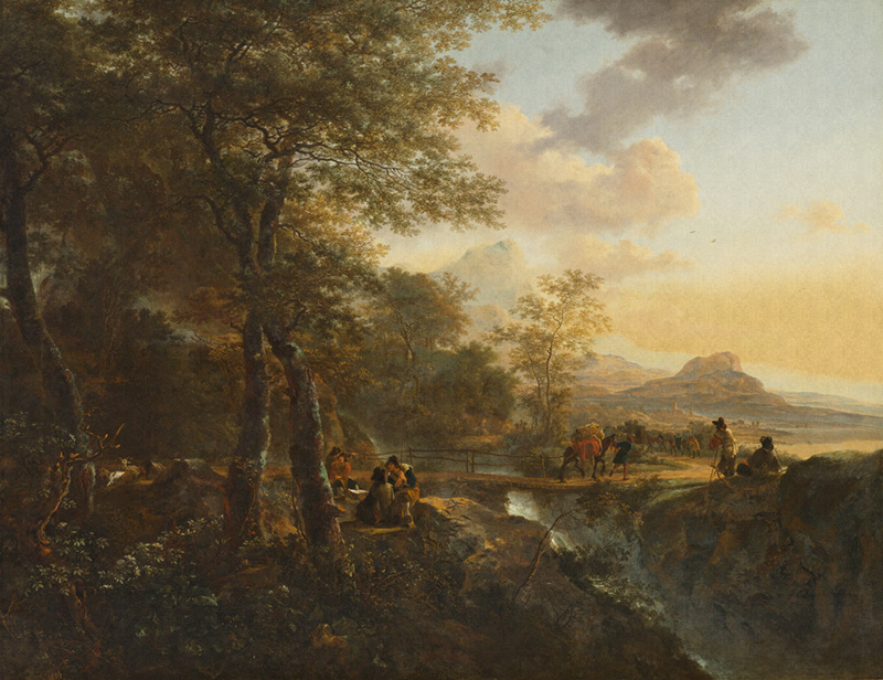 Dutch Painted Memories 1 - 8022 - Italian Landscape