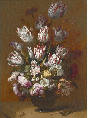 Dutch Painted Memories 1 - 8026 - Still Life with Flowers