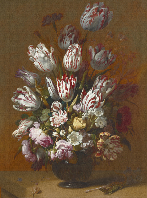Dutch Painted Memories 1 - 8026 - Still Life with Flowers