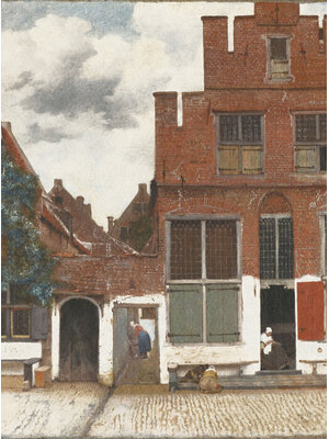 Dutch Painted Memories 1 - 8012 - View of Houses in Delft