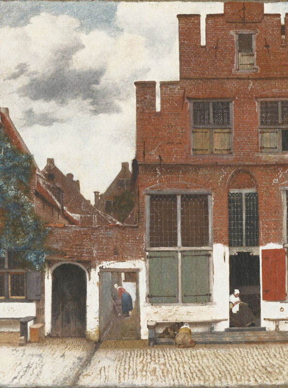 Dutch Painted Memories 1 - 8012 - View of Houses in Delft