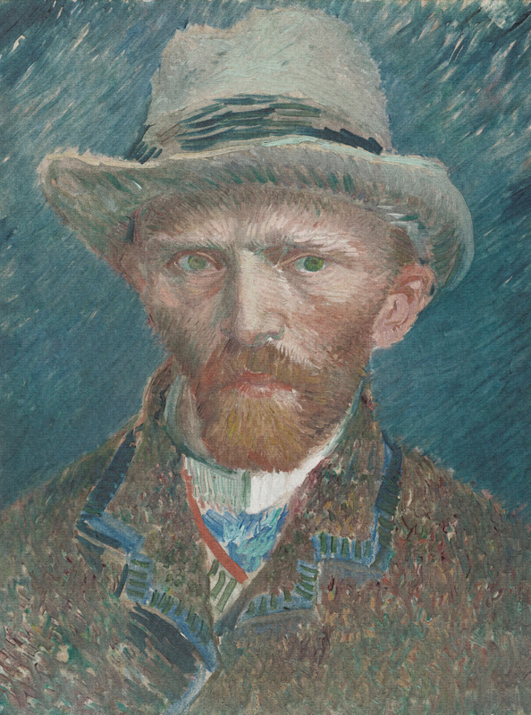 Dutch Painted Memories 1 - 8015 - Self Portrait Vincent van Gogh