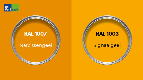 RAL 1007 vs RAL 1003