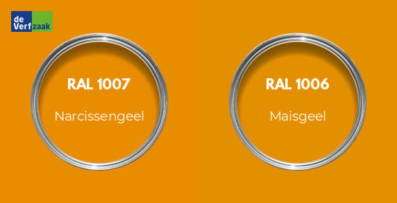 RAL 1007 vs RAL 1006