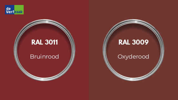 RAL 3011 vs RAL 3009