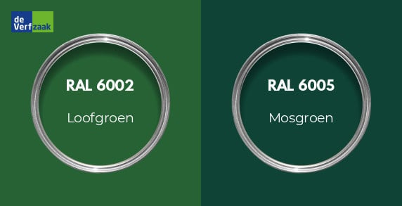 RAL 6002 vs RAL 6005