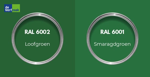 RAL 6002 vs RAL 6001