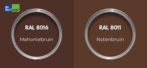 RAL 8016 vs RAL 8011