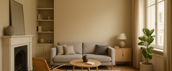 RAL 1000 woonkamer