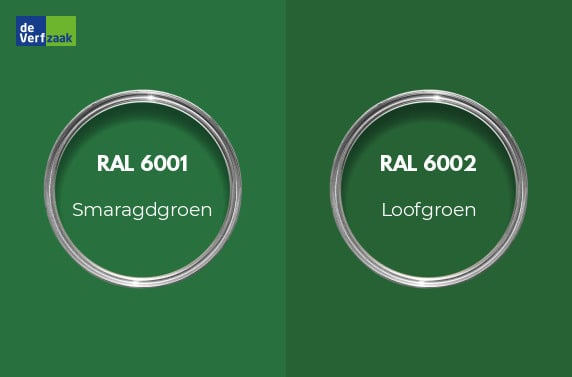 RAL 6001 vs RAL 6002