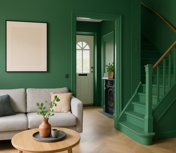 RAL 6001 interieur