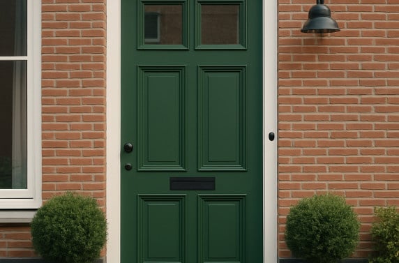 RAL 6010 deur