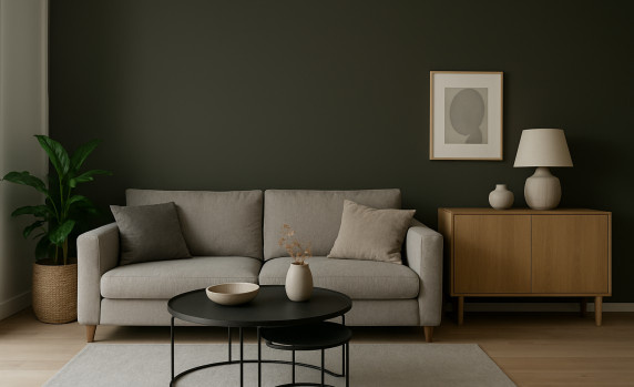 RAL 6014 matte muurverf