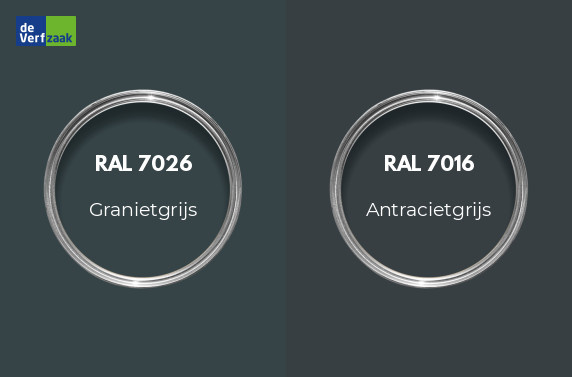 RAL 7026 vs RAL 7016