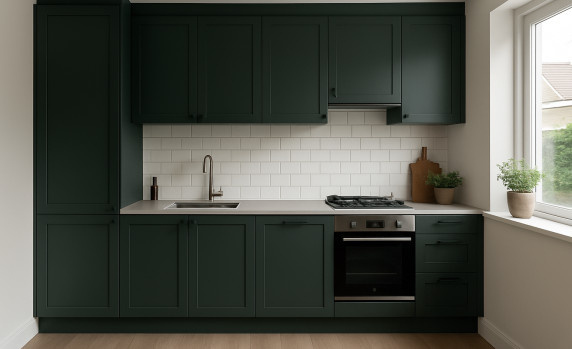 RAL 7026 keuken