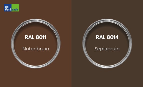 RAL 8011 vs RAL 8014