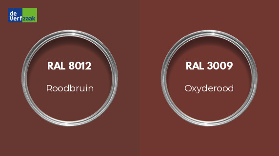 RAL 8012 vs RAL 3009