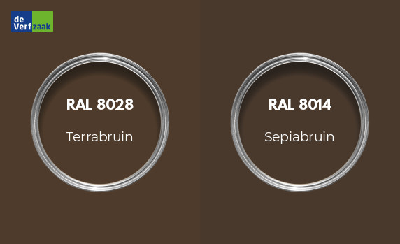 RAL 8028 vs RAL 8014