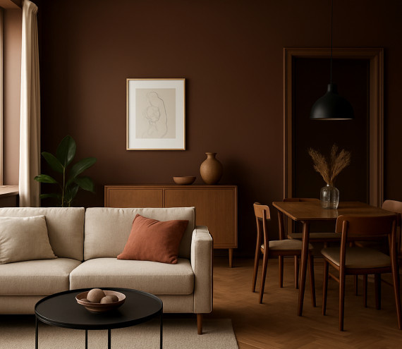 RAL 8028 interieur