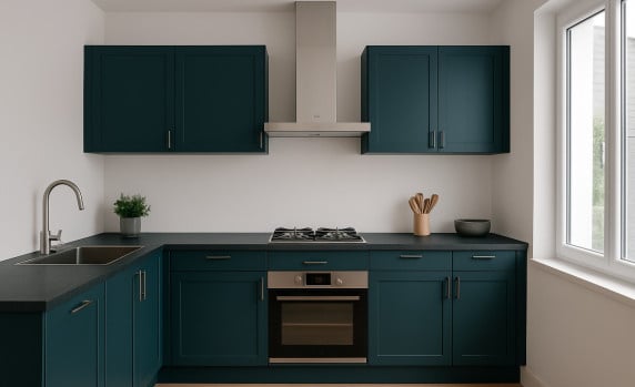 RAL 5020 keuken