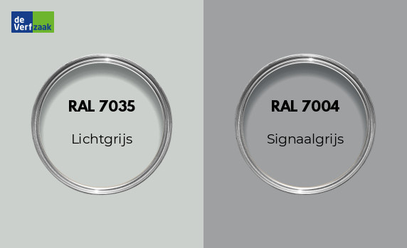 RAL 7035 vs RAL 7004