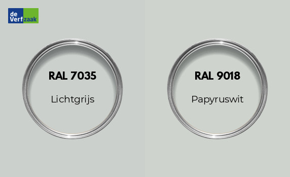 RAL 7035 vs RAL 9018