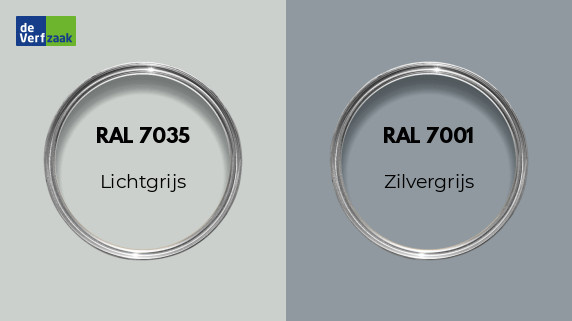 RAL 7035 vs RAL 7001