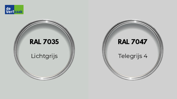 RAL 7035 vs RAL 7047