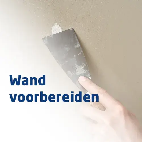 Wand voorbereiden