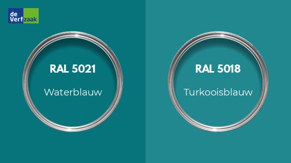 RAL 5021 vs RAL 5018