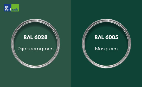 RAL 6028 vs RAL 6005