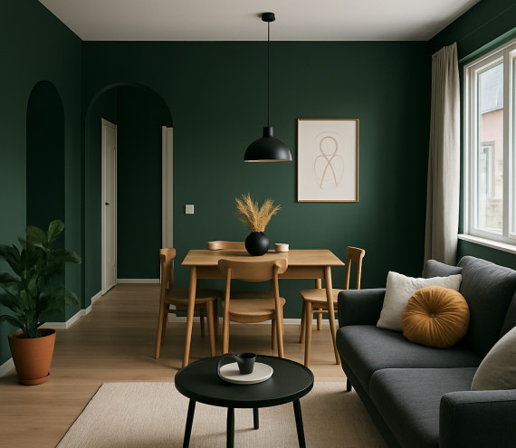 RAL 6028 interieur
