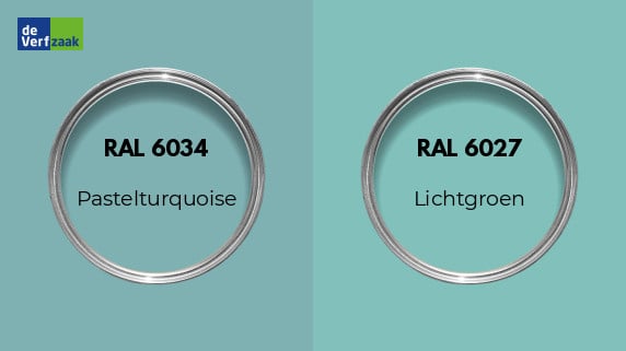 RAL 6034 vs RAL 6027