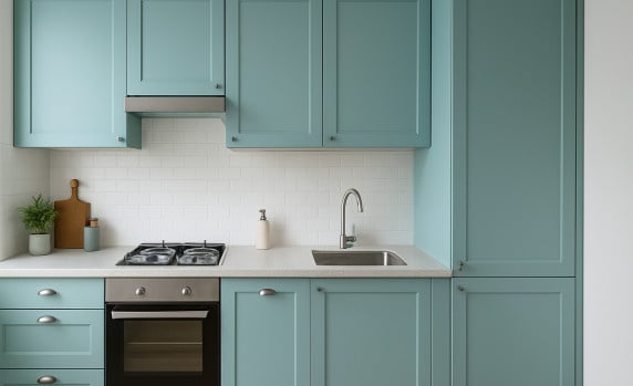 RAL 6034 keuken