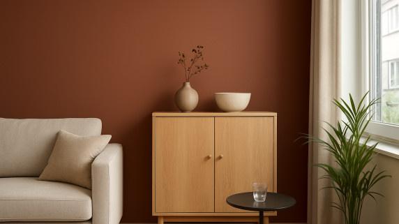 RAL 8002 matte muurverf