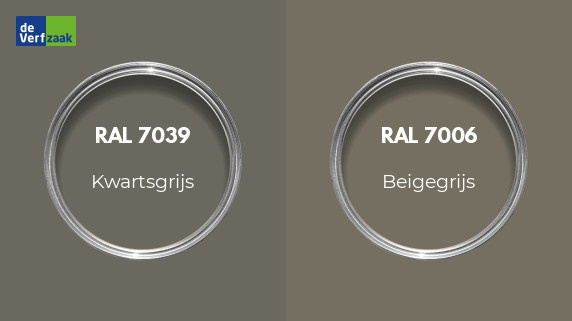 RAL 7039 vs RAL 7006